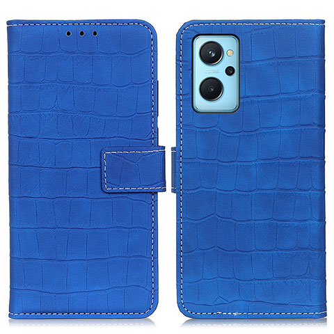 Funda de Cuero Cartera con Soporte Carcasa K07Z para Oppo K10 4G Azul