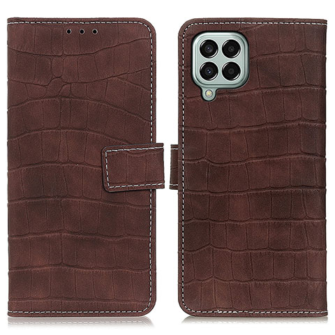 Funda de Cuero Cartera con Soporte Carcasa K07Z para Samsung Galaxy M33 5G Marron