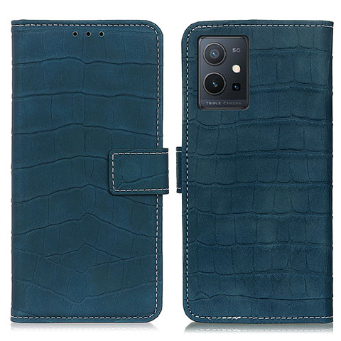 Funda de Cuero Cartera con Soporte Carcasa K07Z para Vivo Y33e 5G Verde