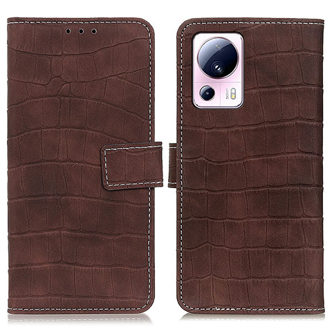 Funda de Cuero Cartera con Soporte Carcasa K07Z para Xiaomi Civi 2 5G Marron