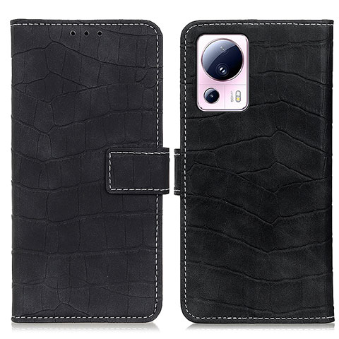 Funda de Cuero Cartera con Soporte Carcasa K07Z para Xiaomi Mi 12 Lite NE 5G Negro