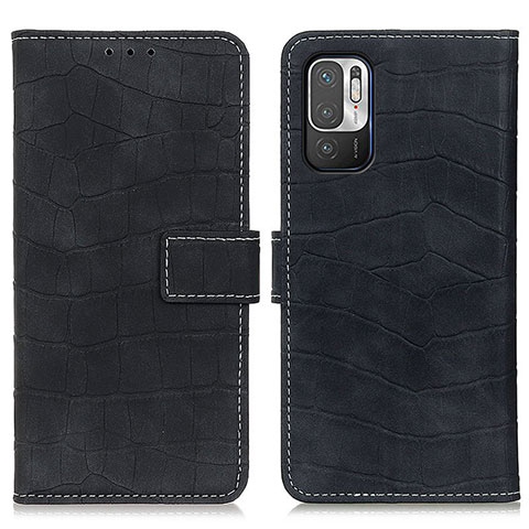 Funda de Cuero Cartera con Soporte Carcasa K07Z para Xiaomi POCO M3 Pro 5G Negro