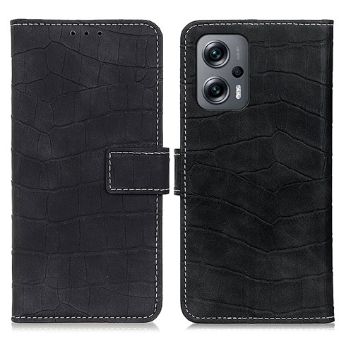 Funda de Cuero Cartera con Soporte Carcasa K07Z para Xiaomi Poco X4 GT 5G Negro