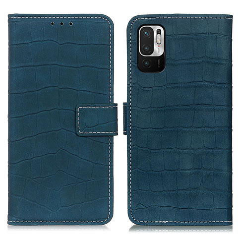 Funda de Cuero Cartera con Soporte Carcasa K07Z para Xiaomi Redmi Note 10 JE 5G Verde