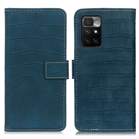 Funda de Cuero Cartera con Soporte Carcasa K07Z para Xiaomi Redmi Note 11 4G (2021) Verde