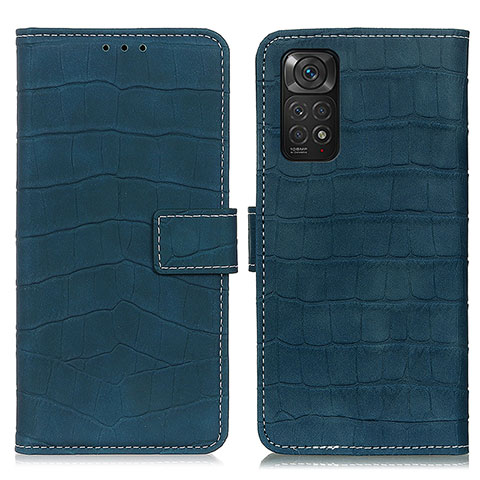 Funda de Cuero Cartera con Soporte Carcasa K07Z para Xiaomi Redmi Note 11 4G (2022) Verde