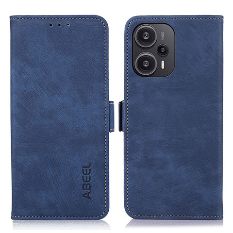 Funda de Cuero Cartera con Soporte Carcasa K07Z para Xiaomi Redmi Note 12 Turbo 5G Azul