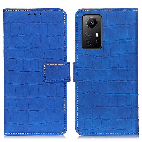 Funda de Cuero Cartera con Soporte Carcasa K07Z para Xiaomi Redmi Note 12S Azul