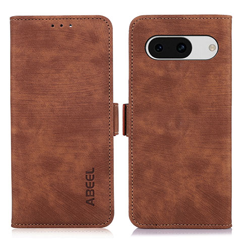 Funda de Cuero Cartera con Soporte Carcasa K08Z para Google Pixel 8a 5G Marron