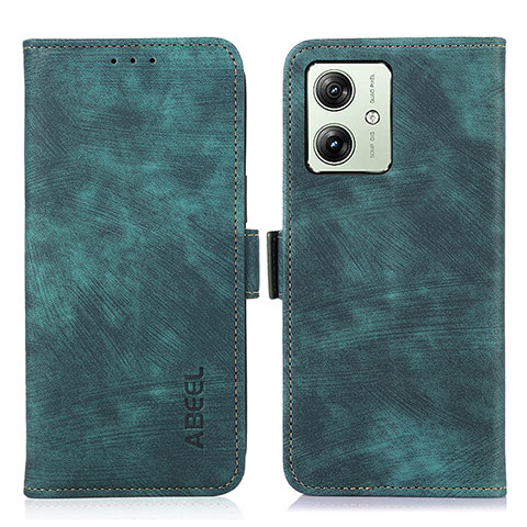 Funda de Cuero Cartera con Soporte Carcasa K08Z para Motorola Moto G54 5G Verde