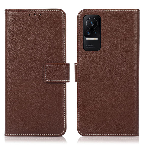 Funda de Cuero Cartera con Soporte Carcasa K08Z para Xiaomi Civi 1S 5G Marron