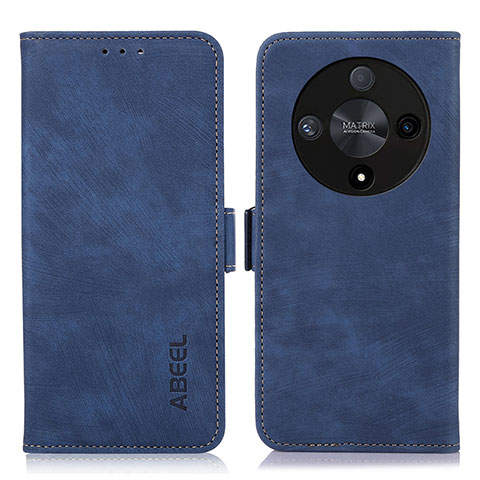 Funda de Cuero Cartera con Soporte Carcasa K09Z para Huawei Honor Magic6 Lite 5G Azul