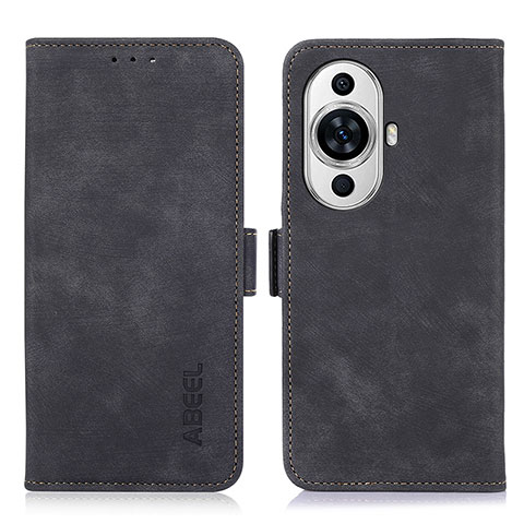 Funda de Cuero Cartera con Soporte Carcasa K09Z para Huawei Nova 11 Negro