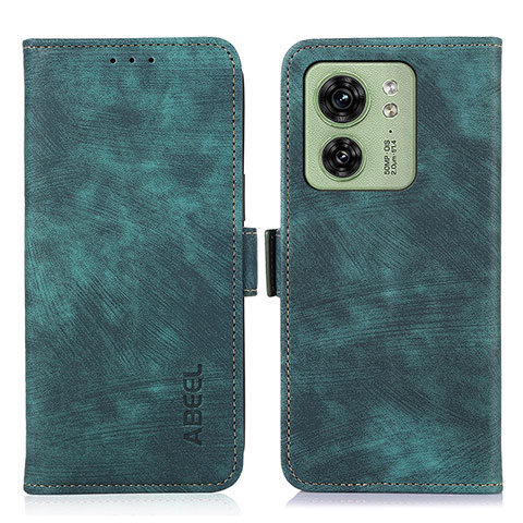 Funda de Cuero Cartera con Soporte Carcasa K09Z para Motorola Moto Edge (2023) 5G Verde