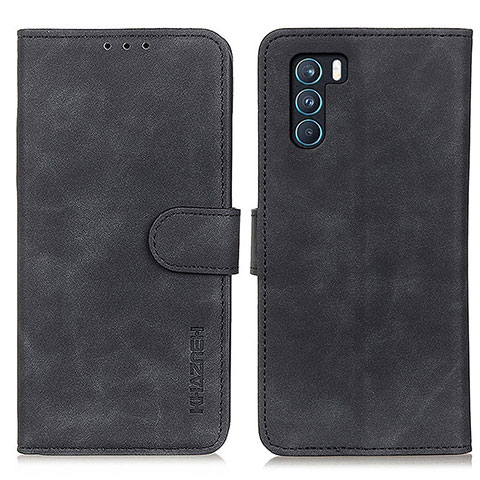 Funda de Cuero Cartera con Soporte Carcasa K09Z para Oppo K9 Pro 5G Negro