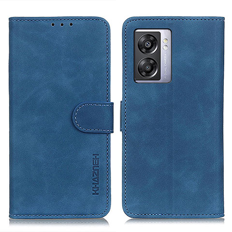 Funda de Cuero Cartera con Soporte Carcasa K09Z para Realme Narzo 50 5G Azul