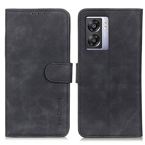 Funda de Cuero Cartera con Soporte Carcasa K09Z para Realme V23i 5G Negro