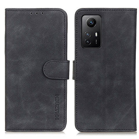 Funda de Cuero Cartera con Soporte Carcasa K09Z para Xiaomi Redmi Note 12S Negro