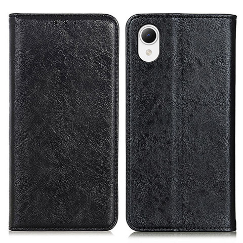 Funda de Cuero Cartera con Soporte Carcasa K10Z para Samsung Galaxy A23 5G SC-56C Negro