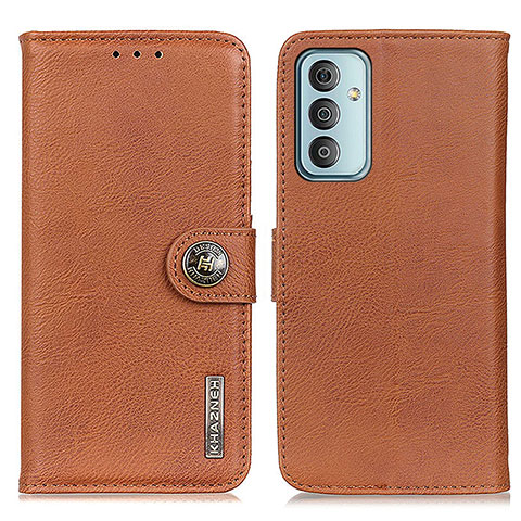 Funda de Cuero Cartera con Soporte Carcasa KZ2 para Samsung Galaxy F23 5G Marron