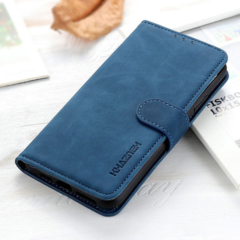 Funda de Cuero Cartera con Soporte Carcasa KZ3 para Huawei Enjoy 50 Pro Azul