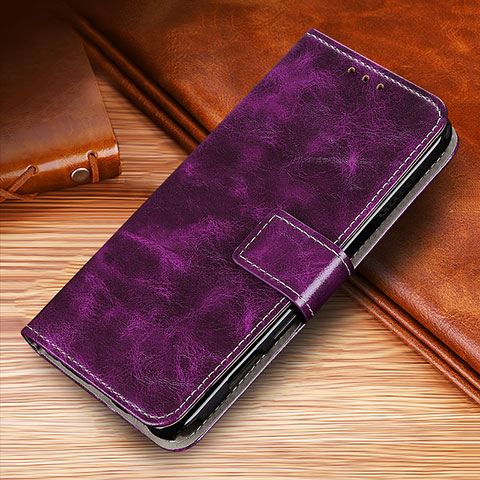 Funda de Cuero Cartera con Soporte Carcasa KZ4 para Huawei Honor X9a 5G Morado