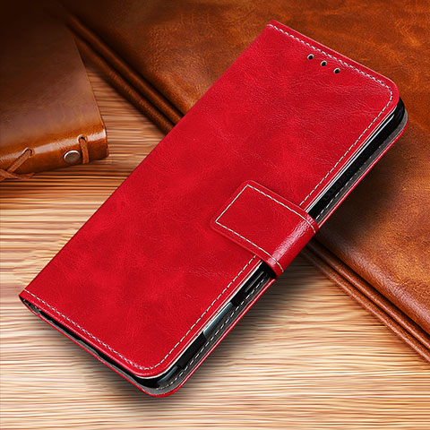 Funda de Cuero Cartera con Soporte Carcasa KZ4 para Huawei Honor X9a 5G Rojo