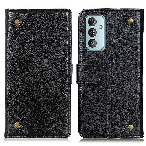 Funda de Cuero Cartera con Soporte Carcasa KZ6 para Samsung Galaxy F23 5G Negro