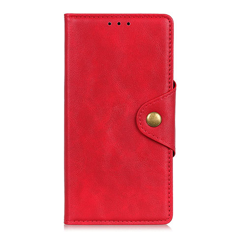 Funda de Cuero Cartera con Soporte Carcasa L01 para BQ Aquaris C Rojo