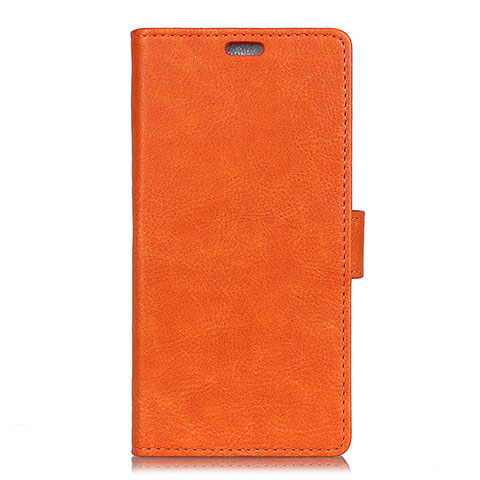 Funda de Cuero Cartera con Soporte Carcasa L01 para HTC U11 Eyes Naranja