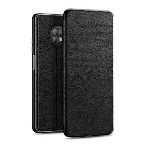 Funda de Cuero Cartera con Soporte Carcasa L01 para Huawei Enjoy 20 Plus 5G Negro