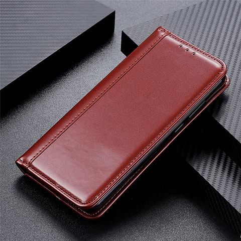 Funda de Cuero Cartera con Soporte Carcasa L01 para Huawei Nova 8 SE 5G Marron