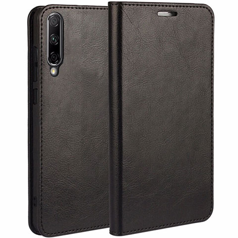 Funda de Cuero Cartera con Soporte Carcasa L01 para Huawei P Smart Pro (2019) Negro