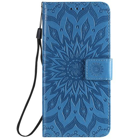 Funda de Cuero Cartera con Soporte Carcasa L01 para Nokia 2.3 Azul Cielo