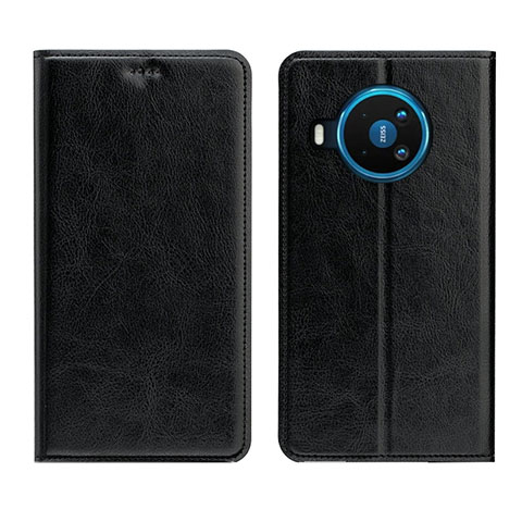 Funda de Cuero Cartera con Soporte Carcasa L01 para Nokia 8.3 5G Negro