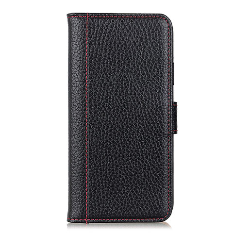 Funda de Cuero Cartera con Soporte Carcasa L01 para Realme 5 Pro Negro