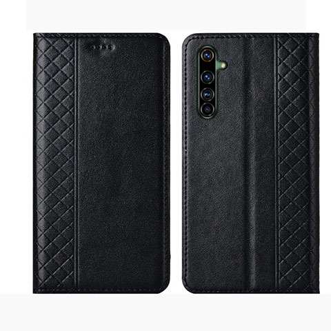 Funda de Cuero Cartera con Soporte Carcasa L01 para Realme X50 Pro 5G Negro