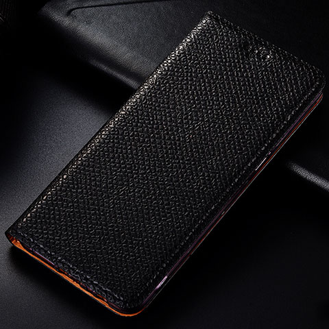 Funda de Cuero Cartera con Soporte Carcasa L01 para Samsung Galaxy A81 Negro