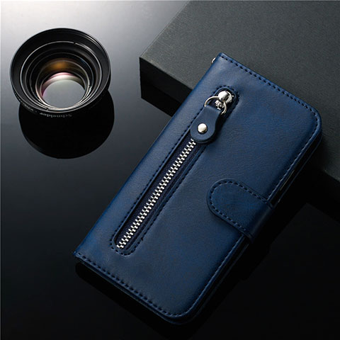 Funda de Cuero Cartera con Soporte Carcasa L01 para Samsung Galaxy S20 Ultra 5G Azul