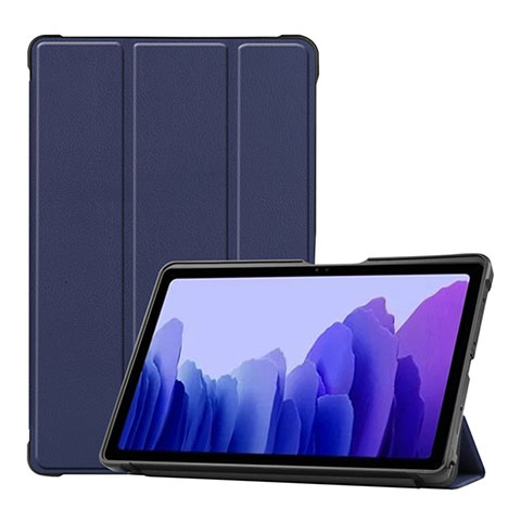 Funda de Cuero Cartera con Soporte Carcasa L01 para Samsung Galaxy Tab A7 4G 10.4 SM-T505 Azul