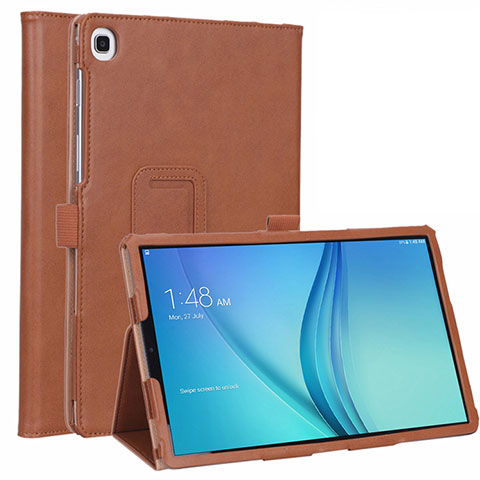 Funda de Cuero Cartera con Soporte Carcasa L01 para Samsung Galaxy Tab S5e Wi-Fi 10.5 SM-T720 Marron