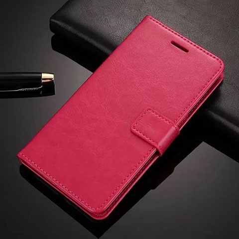 Funda de Cuero Cartera con Soporte Carcasa L01 para Vivo S1 Pro Rosa Roja