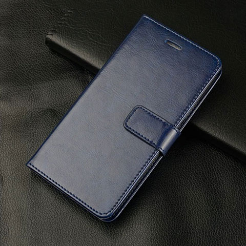 Funda de Cuero Cartera con Soporte Carcasa L01 para Vivo X50 Lite Azul