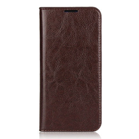 Funda de Cuero Cartera con Soporte Carcasa L01 para Xiaomi Mi A3 Lite Marron