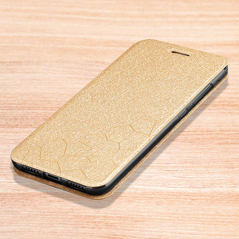 Funda de Cuero Cartera con Soporte Carcasa L01 para Xiaomi Redmi Note 7 Pro Oro