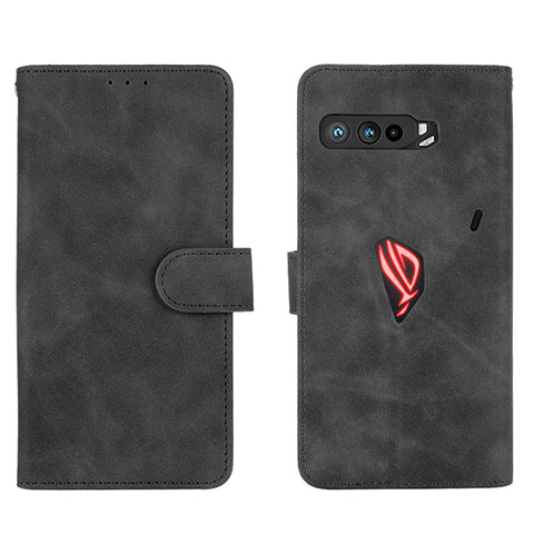 Funda de Cuero Cartera con Soporte Carcasa L01Z para Asus ROG Phone 3 Negro