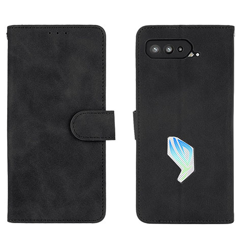 Funda de Cuero Cartera con Soporte Carcasa L01Z para Asus ROG Phone 5 Pro Negro