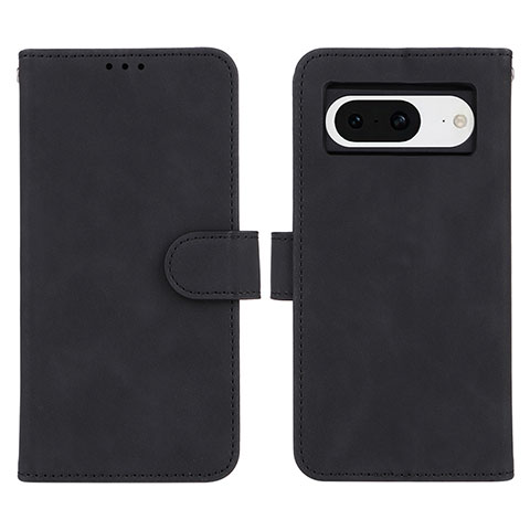 Funda de Cuero Cartera con Soporte Carcasa L01Z para Google Pixel 8 5G Negro