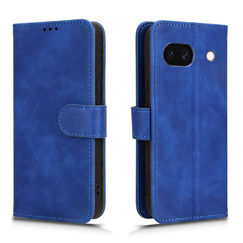 Funda de Cuero Cartera con Soporte Carcasa L01Z para Google Pixel 8a 5G Azul