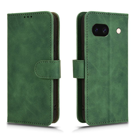 Funda de Cuero Cartera con Soporte Carcasa L01Z para Google Pixel 8a 5G Verde